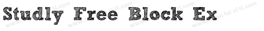 Studly Free Block Ex字体转换